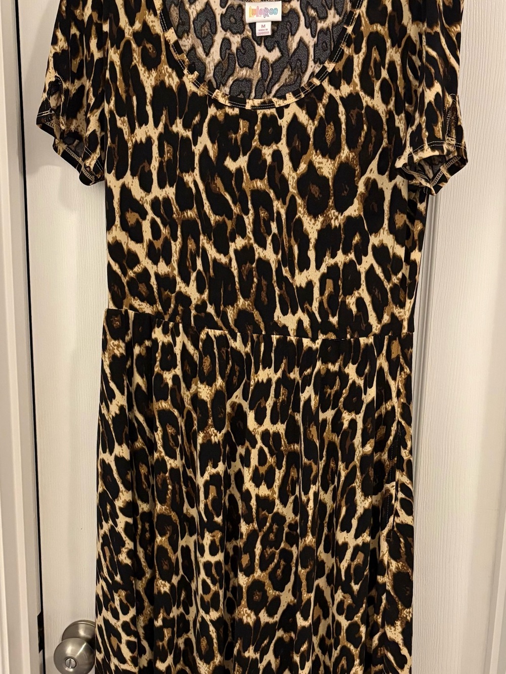 LuLaRoe Riley Animal Print Midi/Maxi Dress M
